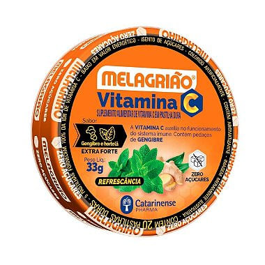 Melagriao De 20 Pastilhas Vitamina C Extra Forte