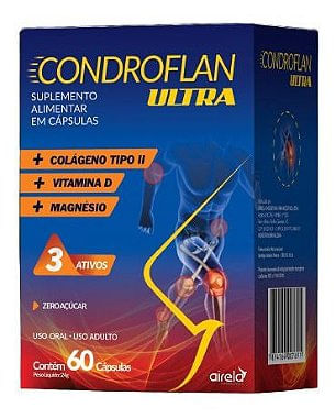 Condroflan Ultra Colageno Hidrolisado Tipo 2 C/ 60 Capsulas