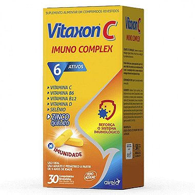 Vitaxon C Imuno Complex Vitamina C D + Zinco Airela