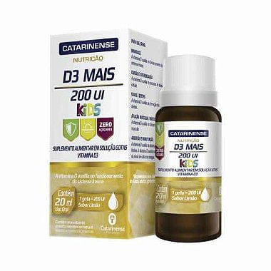 Suplemento Alimentar Vitamina D3 Mais 200Ui Kids Com 20Ml