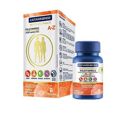 Polivitaminico A-Z 60 Capsulas Catarinense