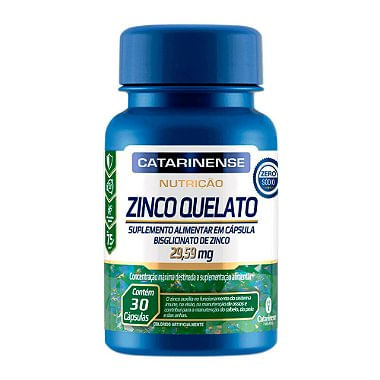 Zinco Quelato 30 Capsulas Catarinense