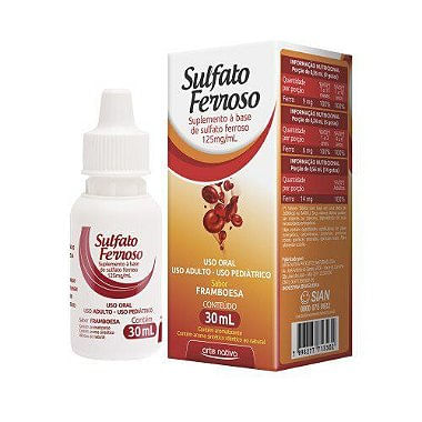 Sulfato Ferroso Gts 30 Ml Arte Nativa