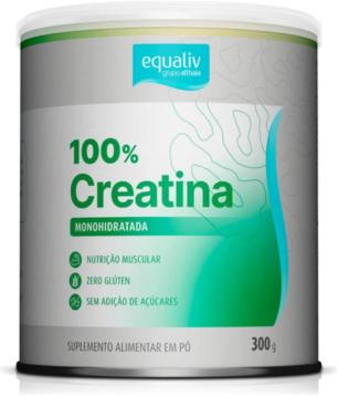 Creatina 100% Monohidratada - 300g Equaliv