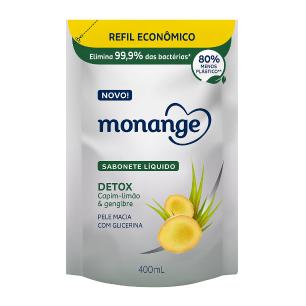 Refil Sabonete Líquido Monange Detox- 400ML