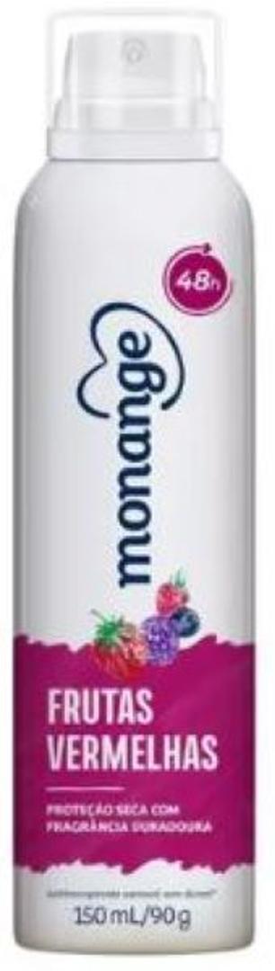 Desodorante Aerossol Antitranspirante Monange Feminino Frutas Vermelhas 150ml