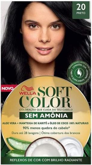 Tonalizante de Cabelo Soft Color Preto 20