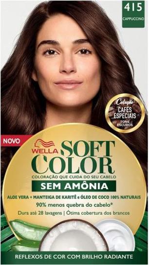Tinta de Cabelo Soft Color Cafés Especiais Cappuccino 415