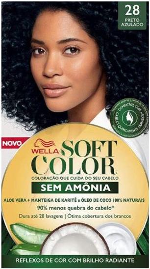 Tinta de Cabelo Soft Color Marrom Dourado 77