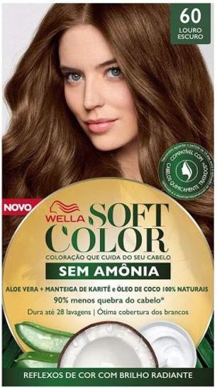 Tinta de Cabelo Soft Color Louro Escuro 60