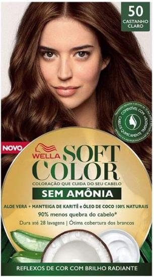 Tinta de Cabelo Soft Color Castanho Claro 50