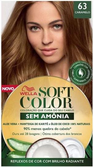 Tinta de Cabelo Soft Color Caramelo 63