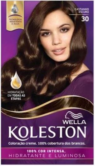 Tinta de Cabelo Koleston Castanho Escuro 30