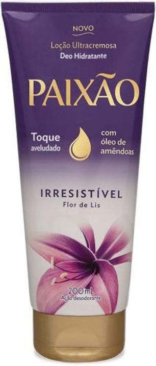 Loção Hidratante Ultracremosa Paixão Irresistível Flor de Lis ação desodorante 200ml