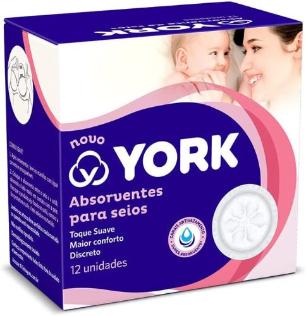Absorventes para Seios York 12 unidades