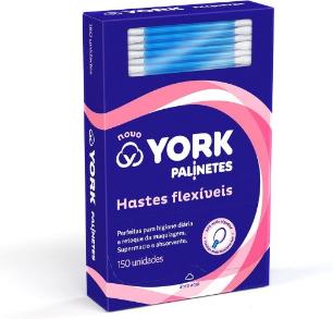 Hastes Flexíveis de Algodão Palinetes York 150 unidades