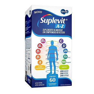 Suplevit A-Z Homem 60 Cápsulas EMS