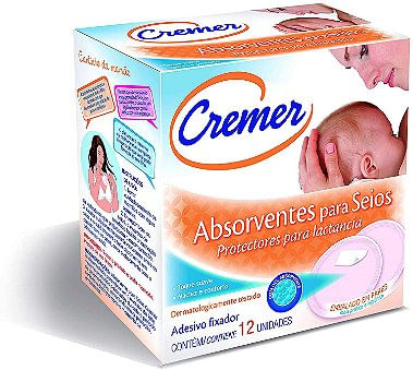 Absorvente Para Seios Cremer Com 12 Unidades Cremer