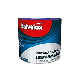 Esparadrapo Salvelox Impermeável Branco 5Cm X 4,5M