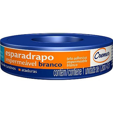 Esparadrapos Impermeavel Branco 1,9Cmx4,9M Cremer