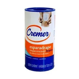 Esparadrapo Imp Branco 10 cm x 4,5 m Cremer