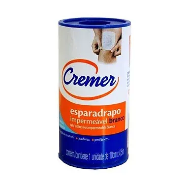 Esparadrapo Imp Branco 10 cm x 4,5 m Cremer