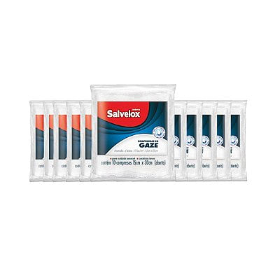 Kit C/ 50 Pacotes Compressa Gaze Estéril 7,5Cm X 7,5Cm De 10Un Cremer