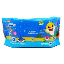 Toalha Umedecida Baby Shark 100Un Cremer