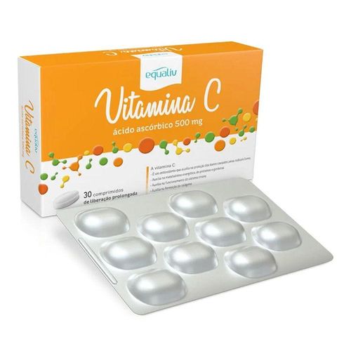 Vitamina C 500 Mg Acao Prol 30 Cp Equaliv
