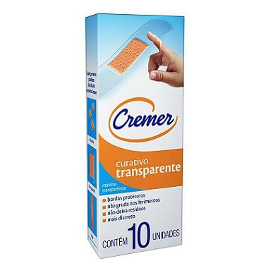 Curativo Cremer Care Transparente 10 Unidades