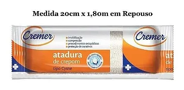 Atadura Crepom Cysne Cremer 20Cm X 1,9080M