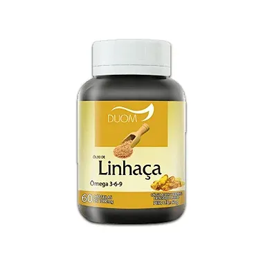 Óleo De Linhaça 1000Mg 60Cáps Duom