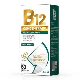 B12 Concentrado Metilcobalamina 60 capsulas - Airela