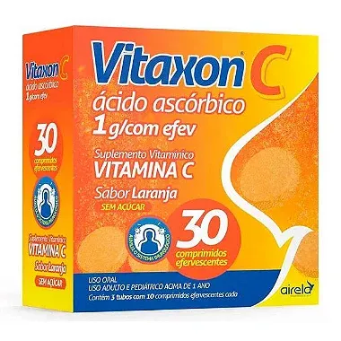 Vitaxon C 30 Comprimidos C 1G Sabor Laranja- Airela