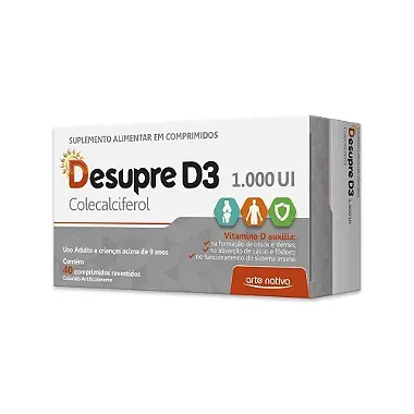 Desupre D 1000Ui 40 Cp Vitamina D Arte Nativa