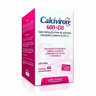 Calciviron 600 + D3 200 U.I Arte Nativa