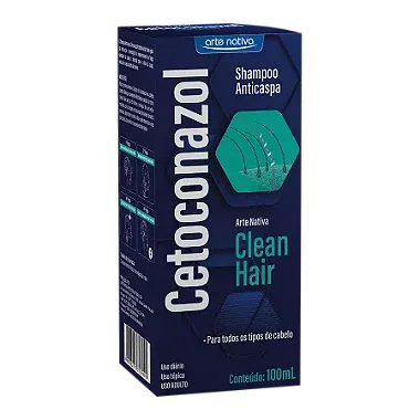 Shampoo Anticaspa Cetoconazol Clean Hair 100ML- Arte Nativa