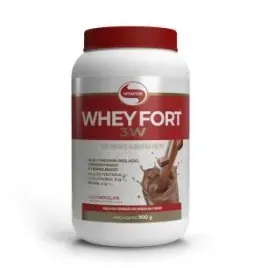 Whey Fort 3W Pote 900g Chocolate - Vitafor