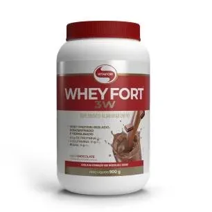 Whey Fort 3W Pote 900g Chocolate - Vitafor