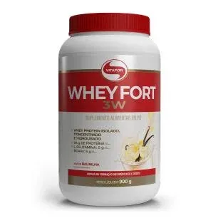 Whey Fort 3W Pote 900g Baunilha - Vitafor