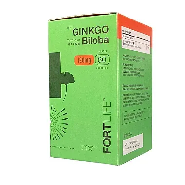 Ginkgo Biloba 120mg 60 Cápsulas Fortlife