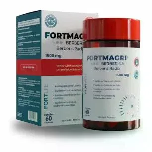 Fortmagri Berberina 1500mg 60cápsulas - FORTLIFE