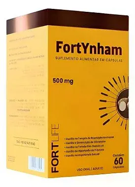 Fortynham 500mg 60cap Extrato De Inhame - FORTLIFE