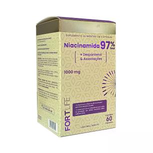 Niacinamida  97%+Dexpantenol+B5 1000MG 60CAP FORTLIFE