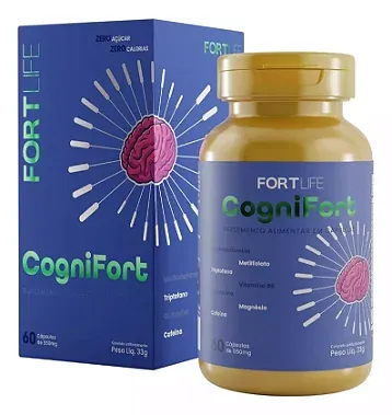 Cognifort 550mg C/ 60 Cápsulas - Fortlife
