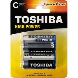Pilha Alcalina C 1,905V Lr14Gcp Toshiba (Cartela Com 2 Unid.)