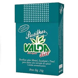 Kit C/12 Valda Diet Past Fliptop 24G