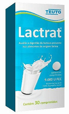 Lactrat 9000 Ufcc 30 Unidades Lactase Teuto