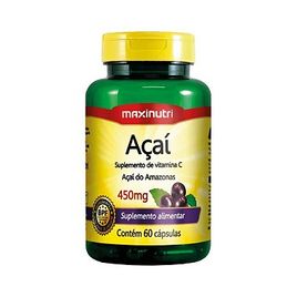Açaí 450Mg Com 60 Cápsulas - Maxinutri