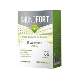 Imunofort Wellmune 250Mg 60 Cápsulas Maxinutri